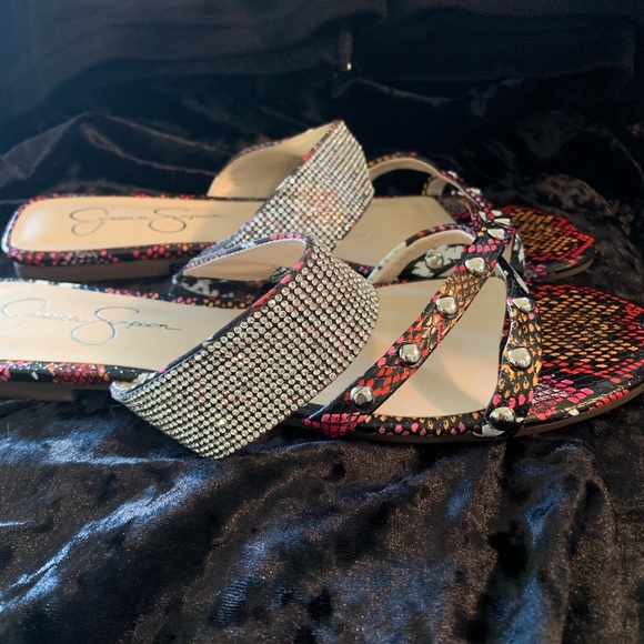 Jessica Simpson Rhinestone Studded New - Picture 5 of 6